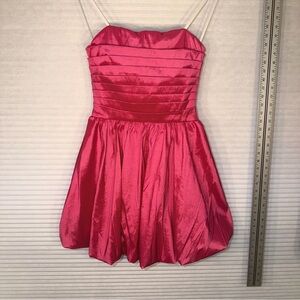 Windsor Bright Fuchsia Strapless Party Dress Size M NWT